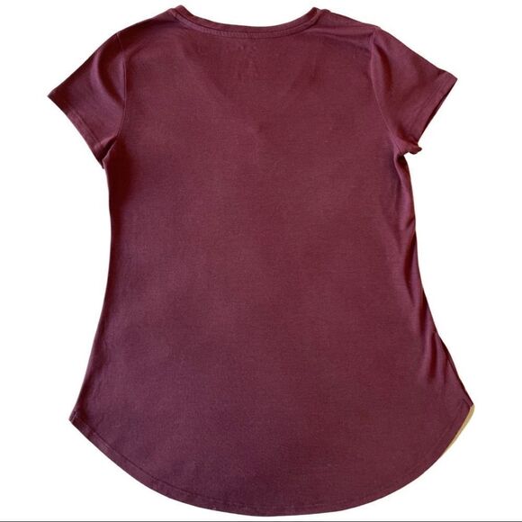 Apt. 9 Christmas Themed Graphic Tee Shirt “Dear Santa Please Bring Wine” • Small - Picture 5 of 10